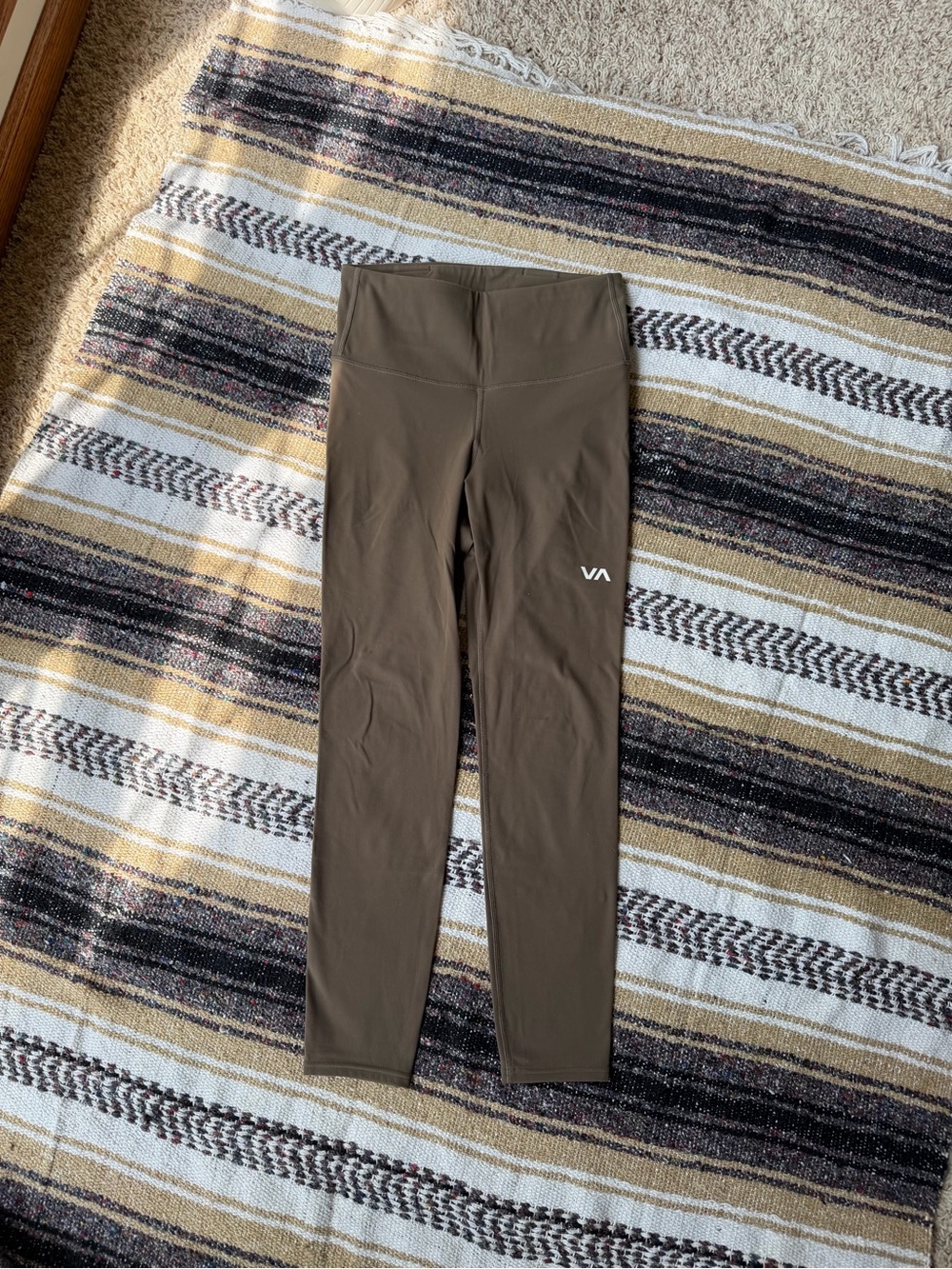 RVCA Olive Brown Active Leggings